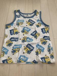 ミニオン MINION タンクトップ　半袖Tシャツ ノースリーブ　サイズ130 男の子　男児