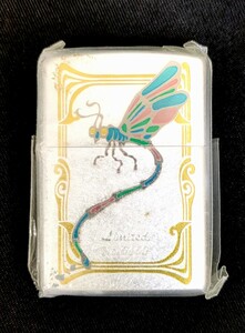 【未使用・限定品】Zippo ジッポー 1997年　特別限定品　トンボ　とんぼ　蜻蛉　シルバー　銀製　ビンテージ　オイルライター 喫煙具　