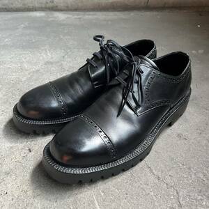 COMME des GARCONS HOMME 90s ストレートチップレザーシューズ コムデギャルソンオム Vibram ヴィブラム 1990s 革靴 24