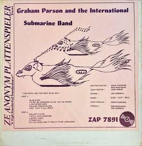 Graham Parson And The International Submarine Band The Devil And The Deep Blue Sea Gram Parsons