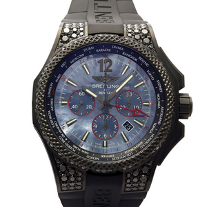 ブライトリング BREITLING ベントレー GMT ライトボディ 世界限定100本 VB0432AU/BE25 ブラック文字盤 中古 腕時計 メンズ