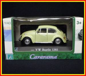 李830 未使用 長期保管品 Cararama カララマ 1/43 VW Beetle フォルクス ワーゲン ビートル 1303 