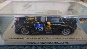 1/43 2013年ニュルブルクリンク24時間レース メルセデスベンツSLS AMG GT3#125 