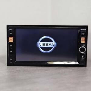 ☆B28469☆ジャンク★日産純正ナビ MC312D-W メモリーナビ ☆Bluetooth DVD CD USB SD TV(フルセグ)QY-7328N-A