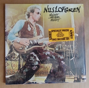 NILS LOFGREN「NIGHT AFTER NIGHT」米ORIG [A&M] ステッカー有シュリンク美品