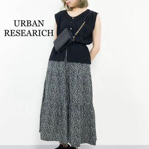 【100円〜】URBAN RESEARICH アーバンリサーチフロントバック2wayシアサッカーブラウス ブラック