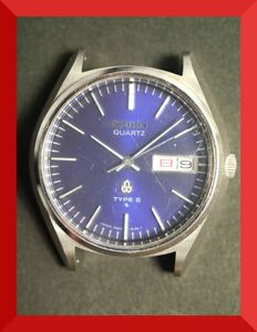 セイコー SEIKO TYPEⅡ クォーツ 3針 デイデイト 0903-8110 男性用 メンズ 腕時計 y546