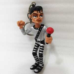 希少1987年 当時物 Michael Jackson マイケル・ジャクソン フィギュア キーホルダー 14cm スリラー キングオブポップ comics spain figures