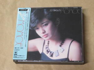 山口百恵 33 SINGLES MOMOE　/　CD　2枚組　/　シングルジャケットのカラー・ポートレイト付き　/　シール帯