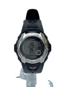 CASIO◆CASIO/ソーラー腕時計・G-SHOCK/デジタル/ラバー/SLV/BLK