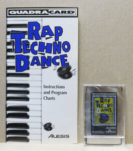 レア＜ALESIS QUADR CARD 「RAP TECHNO DANCE」 音色ROMカード ＞