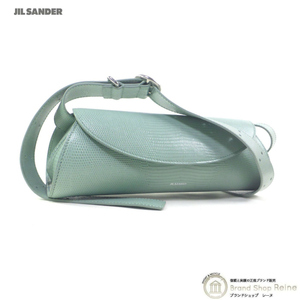 ジルサンダー （JIL SANDER） Cannolo カンノーロ スモール リザードプリント ハンド バッグ J07WD0023 ハーバーブルー（新品）