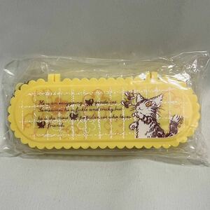 わちふぃーるど ダヤン ミラー付小物ケース みつばち イエロー Wachifield DAYAN 猫 小物入れ 未使用品