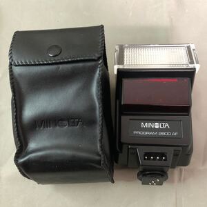 MINOLTA ミノルタ ストロボ フラッシュ PROGRAM 2800AF ケース付　動作未確認　ジャンク