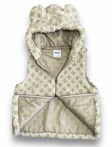 Rare 00s Archive Ne-net Bear Ear Vest Japanese label LGB L.G.B. ifsixwasnine beauty:beast fotus w< 20471120 kmrii 14th addiction