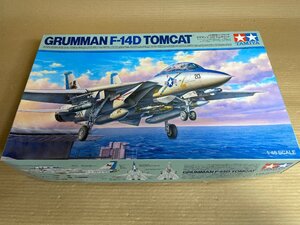 プラモデル　接着剤無　未組立　箱ダメージ有　タミヤ　1/48　戦闘機　F-14Ｄ　トムキャット