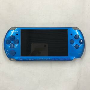 gy633 送料無料！画面ヤケ・電池パック欠品 動作品 SONY PSP PSP3000 ブルー プレイステーション・ポータブル 本体のみ