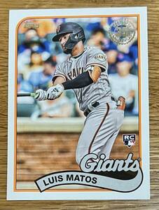 2024 Topps Series 1 ルイス・マトス Luis Matos 1989 Redux #89B-24 RC