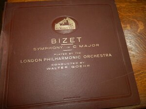 ☆放出限定価格☆BIZET SYMPHONY IN C MAJOR☆ＳＰレコード4枚組☆