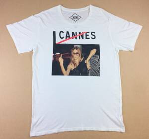 ALTRU CANNES 丸首Tシャツ USA製 L ホワイト アルトゥルー オールトゥルー