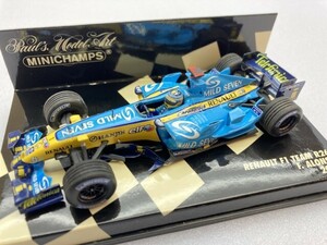 ミニチャンプス 1/43 Renault F1 Team R26 MILDSEVEN 1 スカイブルー×イエロー 400060001 ※まとめて取引・同梱不可 [45-5936]