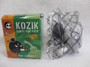 Toy2r ミニフィギュア★KOZIK PARTY FUN PACK グレー★コジック パーティーファンパック●未使用 箱付き