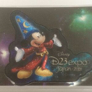 ディズニー ミッキー D23 expo JAPAN 2018 ワッペン シール・アイロン両用
