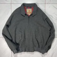 未使用級 BARACUTA G9 ハリントンジャケット ツイード グレー 38