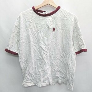 POLO RALPH LAUREN ポロ ラルフローレン 半袖 Tシャツ サイズF グレー レディース