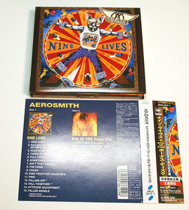 Nine Lives+Box Of Fire Bonus Disc/Aerosmith エアロスミス　日本独自企画生産限定