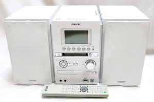 ■色焼け少ない優良個体！即決！SONY CMT-M35WM CD/MD/TAPE/WM コンポ ソニー ホワイト