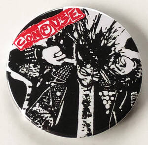 CONFUSE - Dis 缶バッジ 31mm #九州 #punk #80