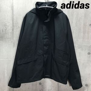 定価14300円　未使用　Lサイズ　アディダス adidas メンズ ナイロンジャケット アウターウェア MID2.02Lハーフコート HP1408 （ブラック）