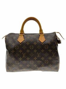 LOUIS VUITTON◆2)スピーディ30_モノグラム・キャンバス_BRW/PVC/BRW