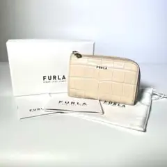 ✨良品✨FURLA フルラ  キーケース クロコ カードケース 箱付き