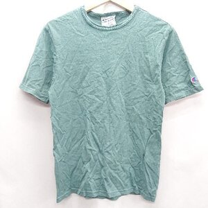 ◇ Champion チャンピオン 半袖 Tシャツ サイズS グリーン系 レディース E