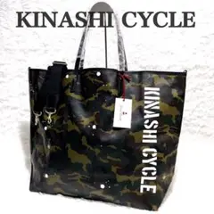 [極希少×極美品]KINASHI CYCLEトートバッグ　カモフラ　2way