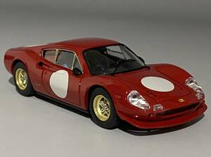 Bang 1/43 Ferrari Dino 246 GT American Races ◆ Predecessor - Dino 206 GT, Successor - Dino 308 GT4 2+2 ◆ ディノ バング 7166