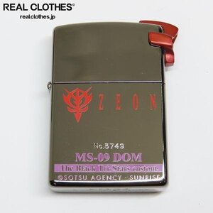 ZIPPO/ジッポー 機動戦士ガンダム ZEON MS-09 DOM /ドム 黒い三連星 NO.3749 2001年製 /000