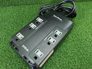 ★ジャンク品★ CyberPower 無停電電源装置 (常時商用給電/矩形波出力) 375VA/255W CP375JP ブラック 【他商品と同梱歓迎】