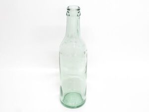 昭和レトロ ガラス瓶「三ツ矢サイダー 正340ml」1個 洗浄清掃済【タテ23.5cm×直径6cm】当時もの アンティーク インテリア 展示用に