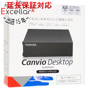 TOSHIBA CANVIO DESKTOP HD-TDA6U3-B ブラック 6TB [管理:1000016715]