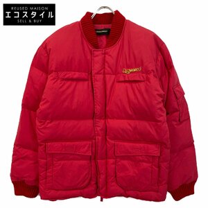 DSQUARED2 ディースクエアード 08年 レッド ダウンジャケット レッド 52 ジャケット ナイロン メンズ 中古