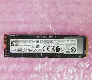 ■複数品 Intel SSDPEKKF256G8L 中古SSD M.2 2280 NVMe 256GB 中古品 即日発送 ゆうパケット発送 代引き不可【H24102006】