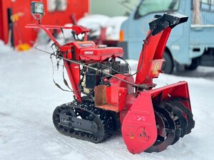 ●エンジン実働! 動作OK! YANMAR ヤンマー YSE60X セル付き 5.5馬力 作業幅54cm ガソリン 除雪機 小型除雪機 引取・近郊配送可 J-38 札幌発