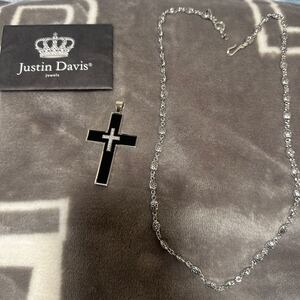 justindavis ジャスティンデイビス　SPJ120 SUPERDELUXECROSS スーパーデラックスクロス　ダイヤ　SNJ121 HEAVY CROSS CHAIN 60センチ