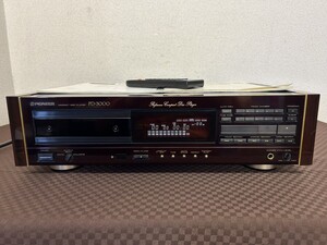 比較的美品　A3　PIONEER　パイオニア　PD-3000　CDデッキ　CDプレーヤー　通電確認済み　リモコン付き　説明書付き　オーディオ機器