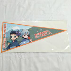 ★エヴァンゲリオン 第3新東京市に行ってきました ペナント カヲル＆シンジ イラストはぷちえヴぁの濵元 隆輔による描きおろし