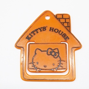  昭和レトロ 当時物 サンリオ ハローキティ 大型 クリップ 1970年代 キティーズハウス KITTY キティちゃん