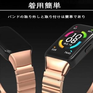 新品huawei band 6 対応 交換ベルト 金属製 交換ベルト ビジネス風 交換ストラップ HUAWEI Band 6 着替え 高品質 多色選択/1点